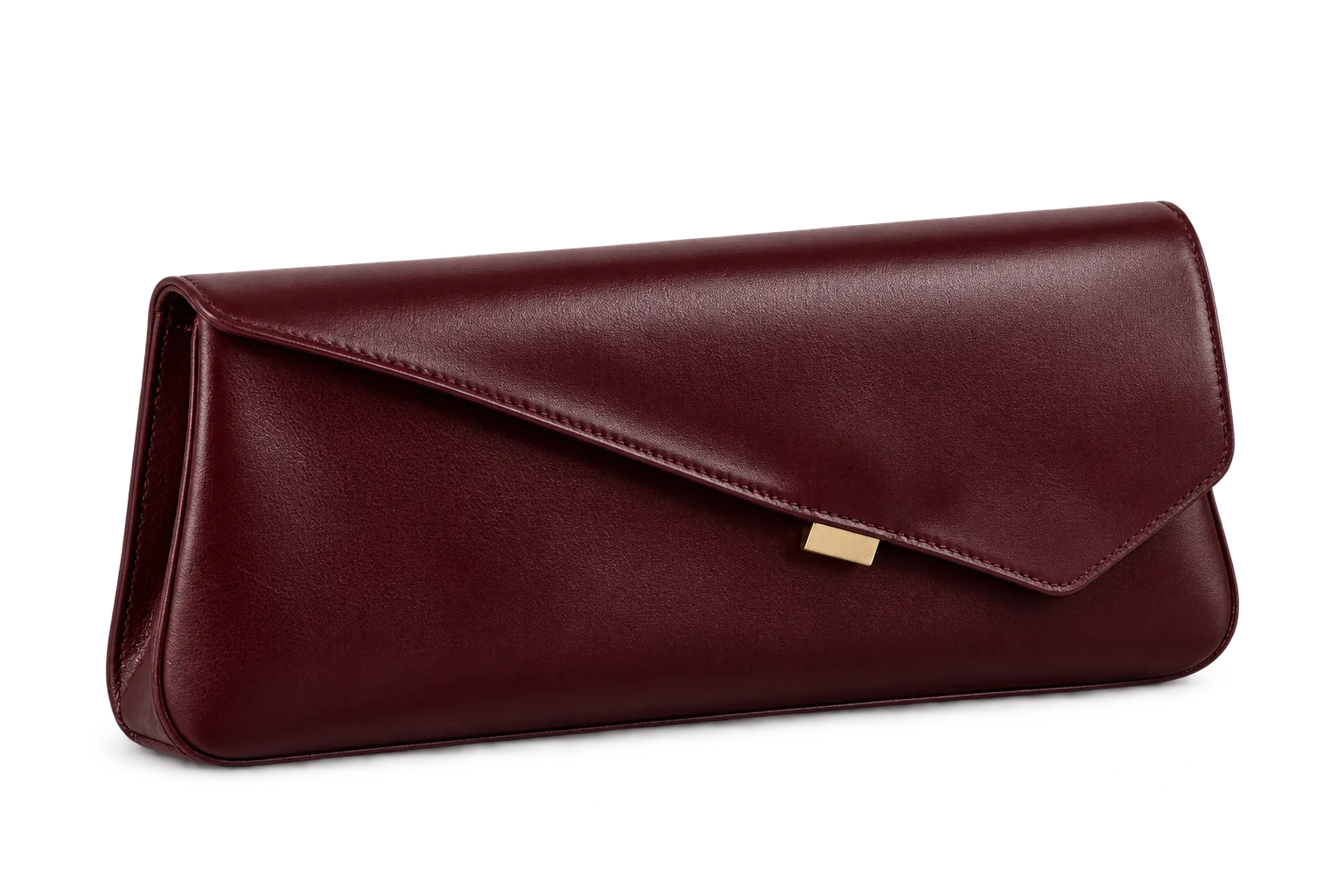 Eno oxblood clutch